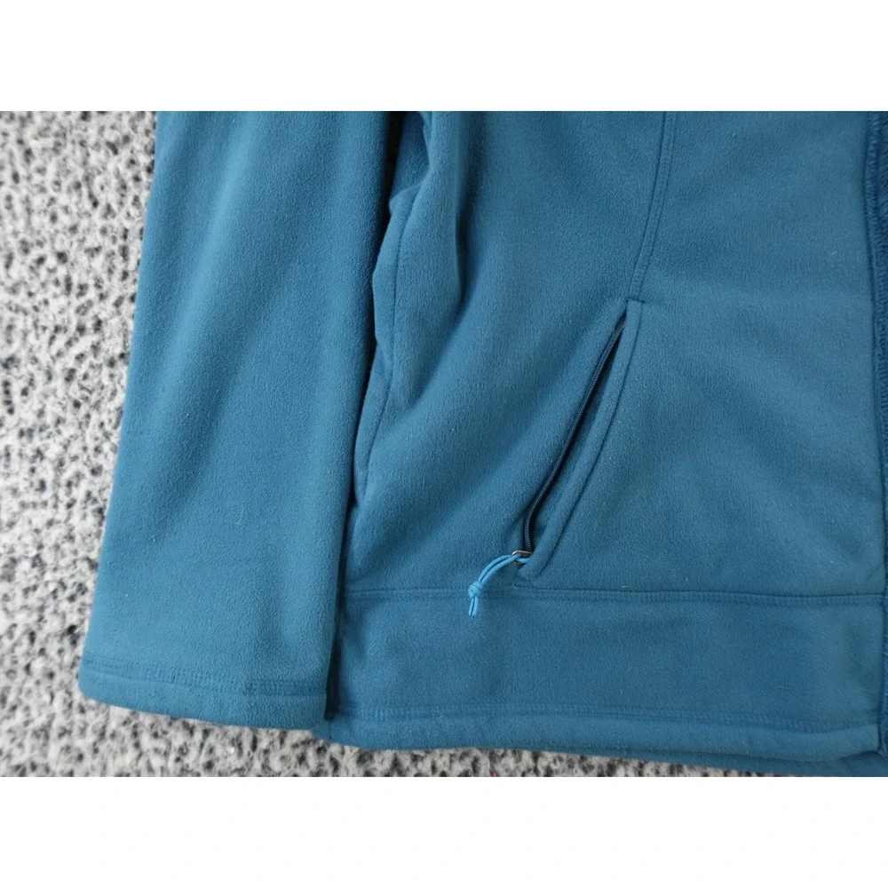The North Face Womens Fleece‎ Jacket Full Zip Blue XL TG Regular